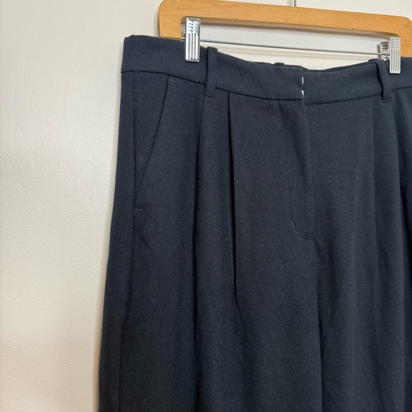 Abercrombie & Fitch Navy Wide Leg Pants Soft Feel NWT - Picture 8 of 13